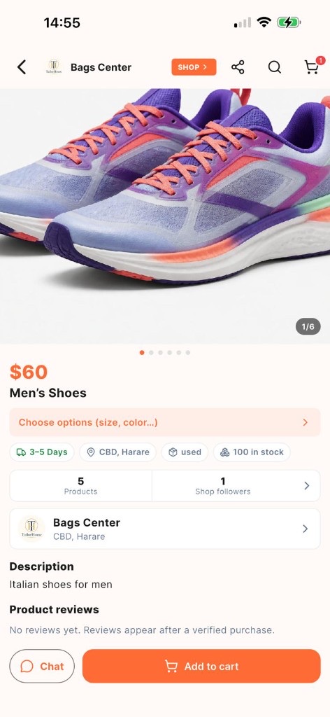 HubMall product page with Add to cart